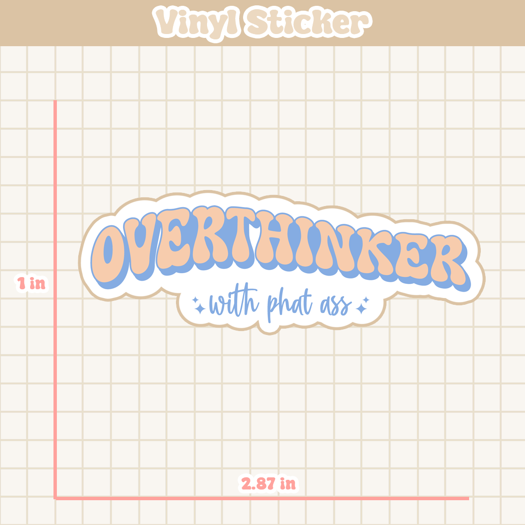 Overthinker | Sticker