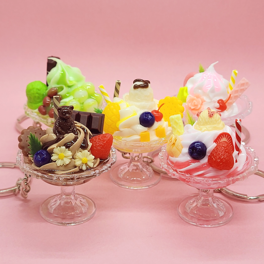 Yummy Creamy Sundae Keychain