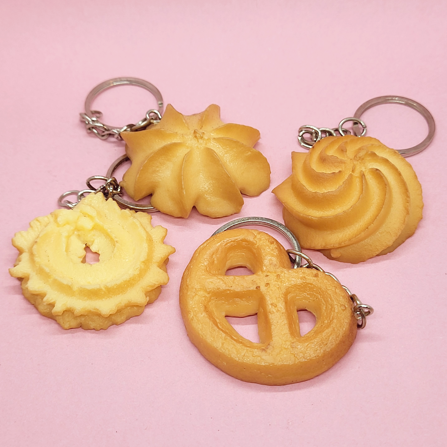 Butter Cookie Biscuits Keychain