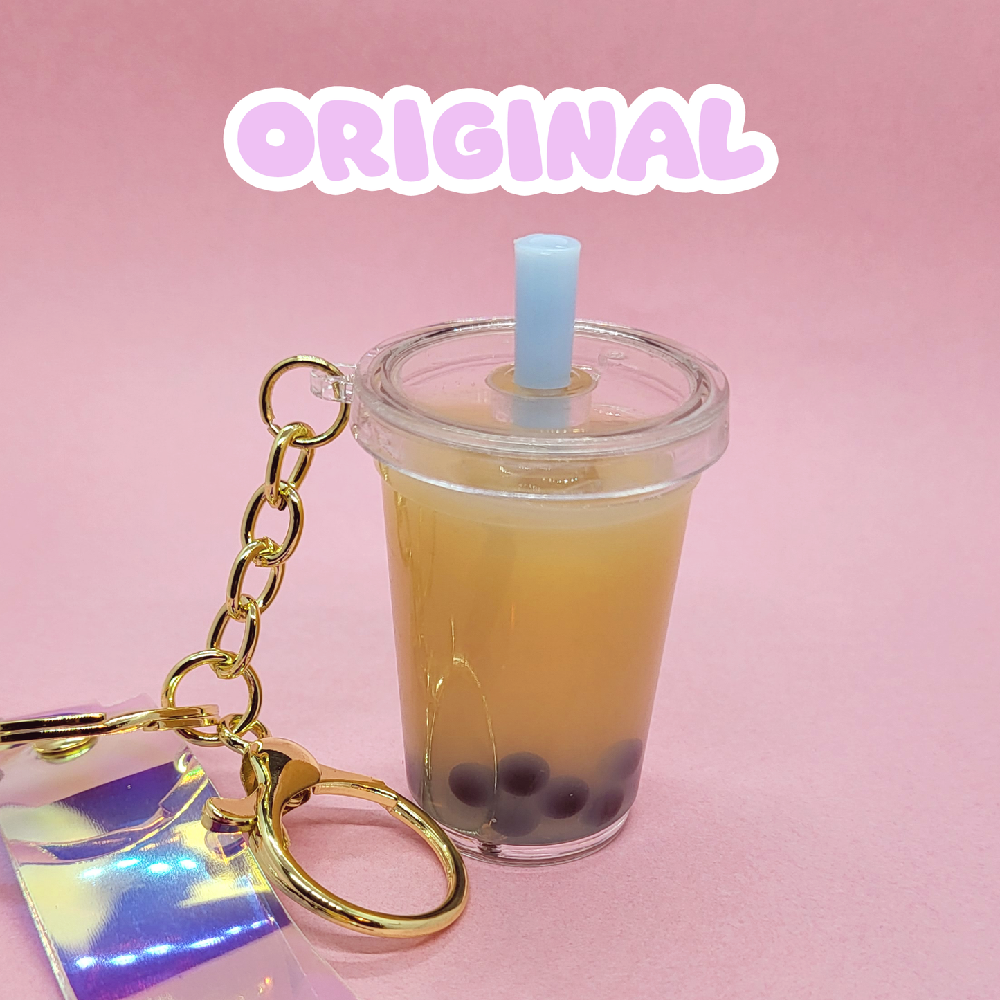 Bubble Tea Boba Liquid Keychain