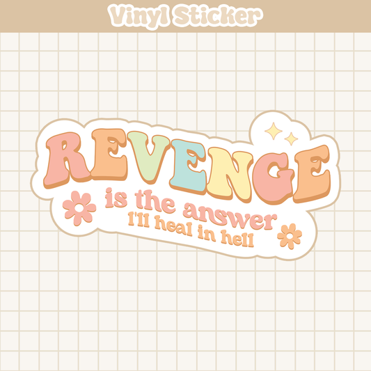 Revenge Is The Answer | Sticker