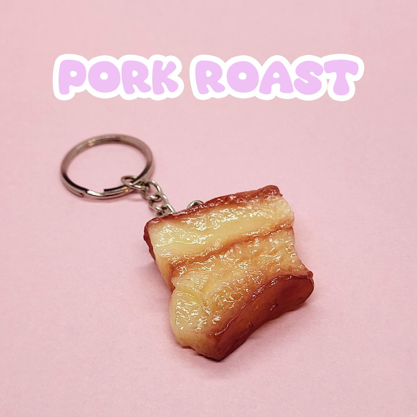 Realistic Roasted Meat Keychain