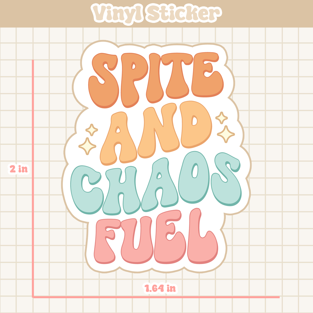 Spite And Chaos Fuel | Sticker