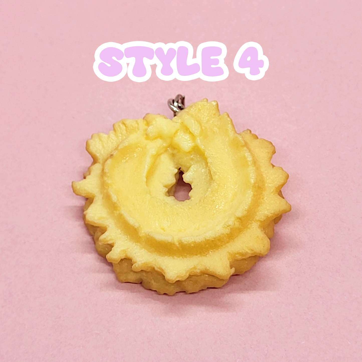 Butter Cookie Biscuits Keychain