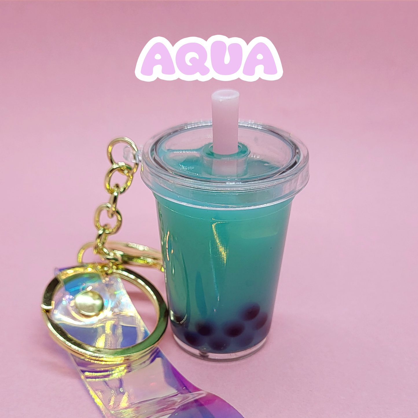 Bubble Tea Boba Liquid Keychain