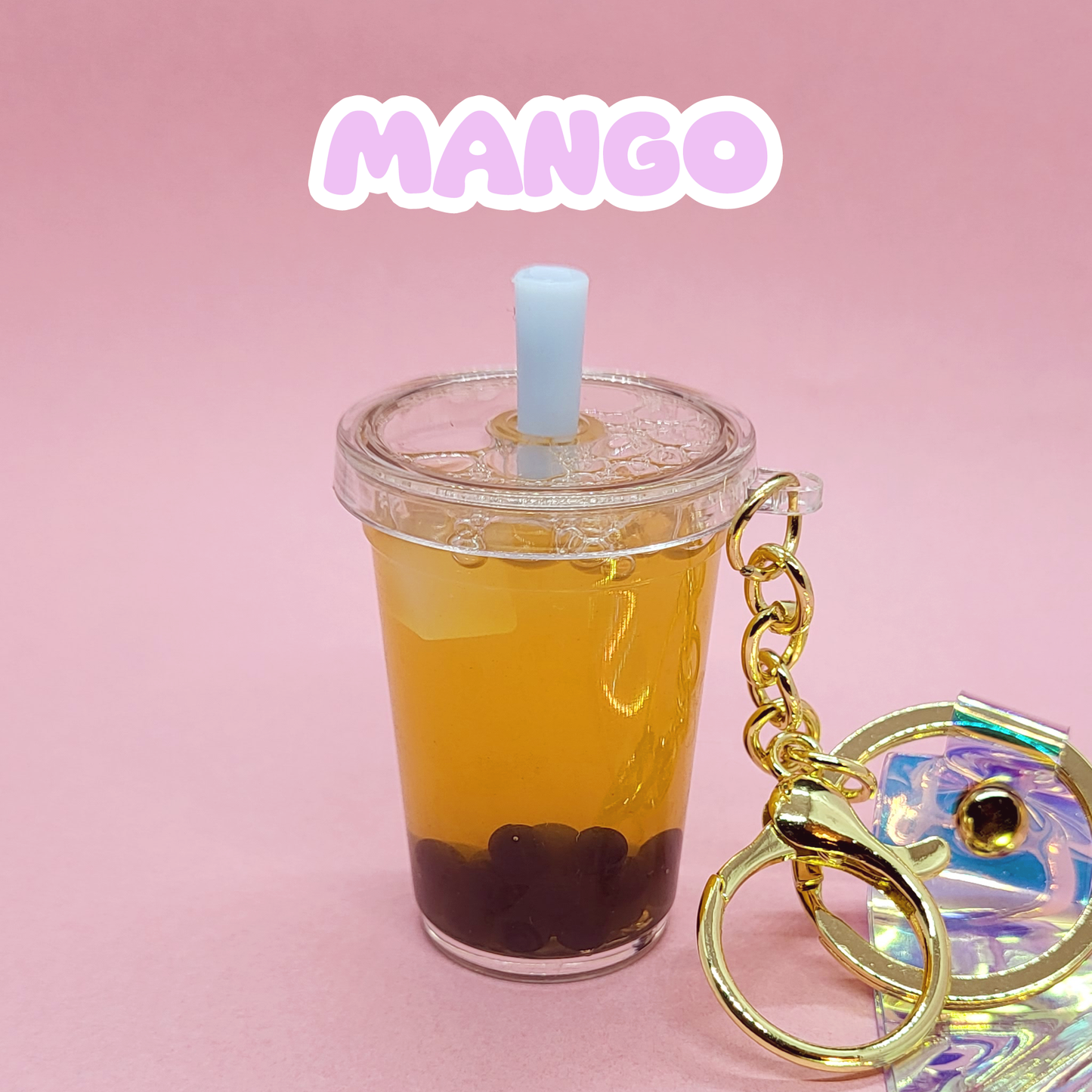 Bubble Tea Boba Liquid Keychain