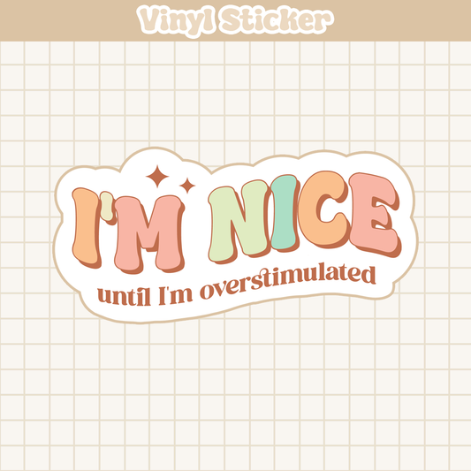 I'm Nice | Sticker