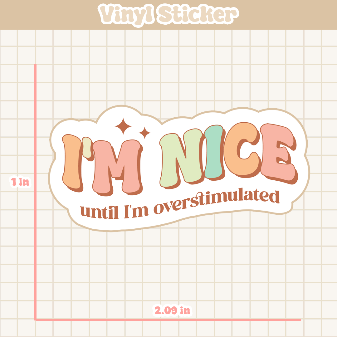 I'm Nice | Sticker